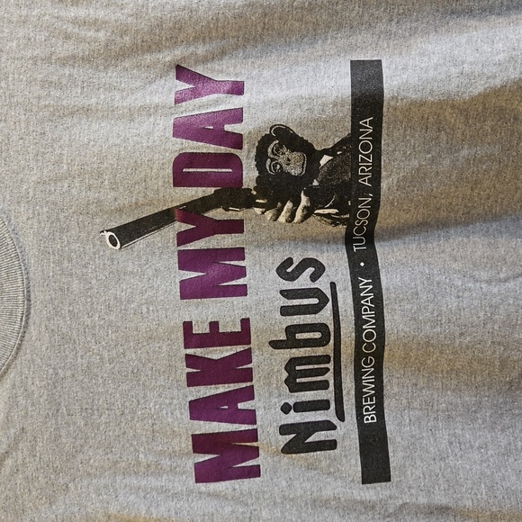 Gildan Nimbus Brewery Tucson Arizona "Make My Day" Short Sleeve Graphic Tee - Picture 2 of 6